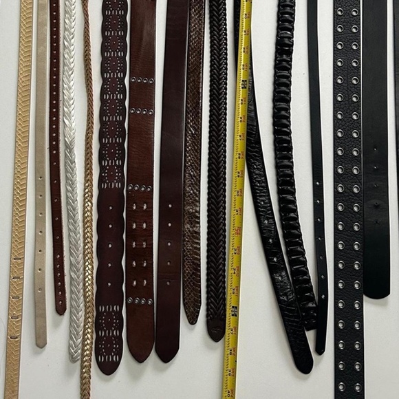 Anthropologie Ralph Lauren Lucky Brand  Via Spiga  Vintage Belt Collection Lot - Picture 7 of 8